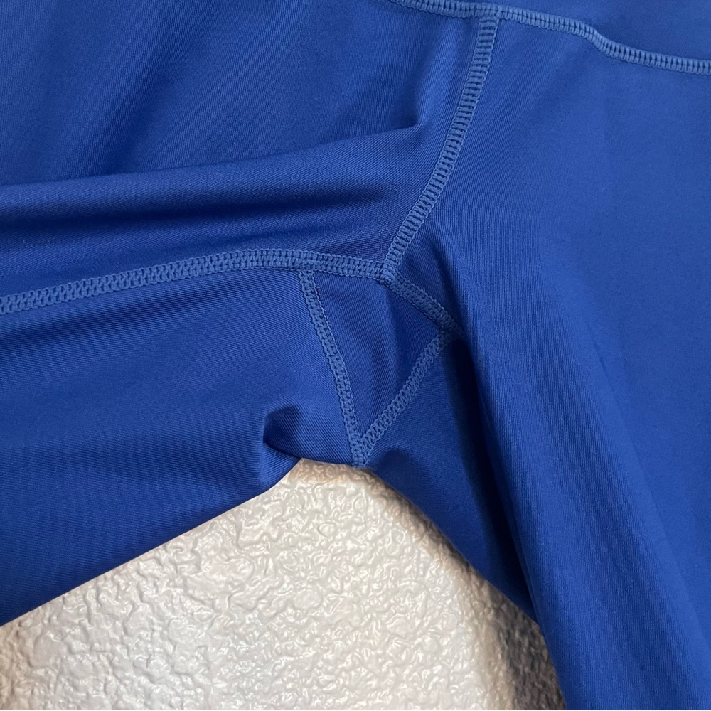 Tesla high waisted blue leggings slim stretch fit size small 25” inseam - Picture 3 of 7